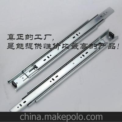 揭阳厂家小量批发4515冷轧钢电泳三节橱柜书柜滑轨 超静滚珠导轨图片,揭阳厂家小量批发4515冷轧钢电泳三节橱柜书柜滑轨 超静滚珠导轨图片大全,揭阳市榕城区齐德金属日用品厂-